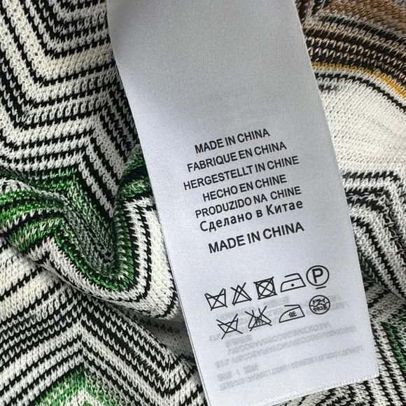 Missoni Multicolor Chevron Long Sleeve sweater Dress - Picture 9 of 9